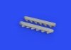 Eduard 674051 P-51B/C exhausts w/ fairings LööKplus ARMA HOBBY 1/72